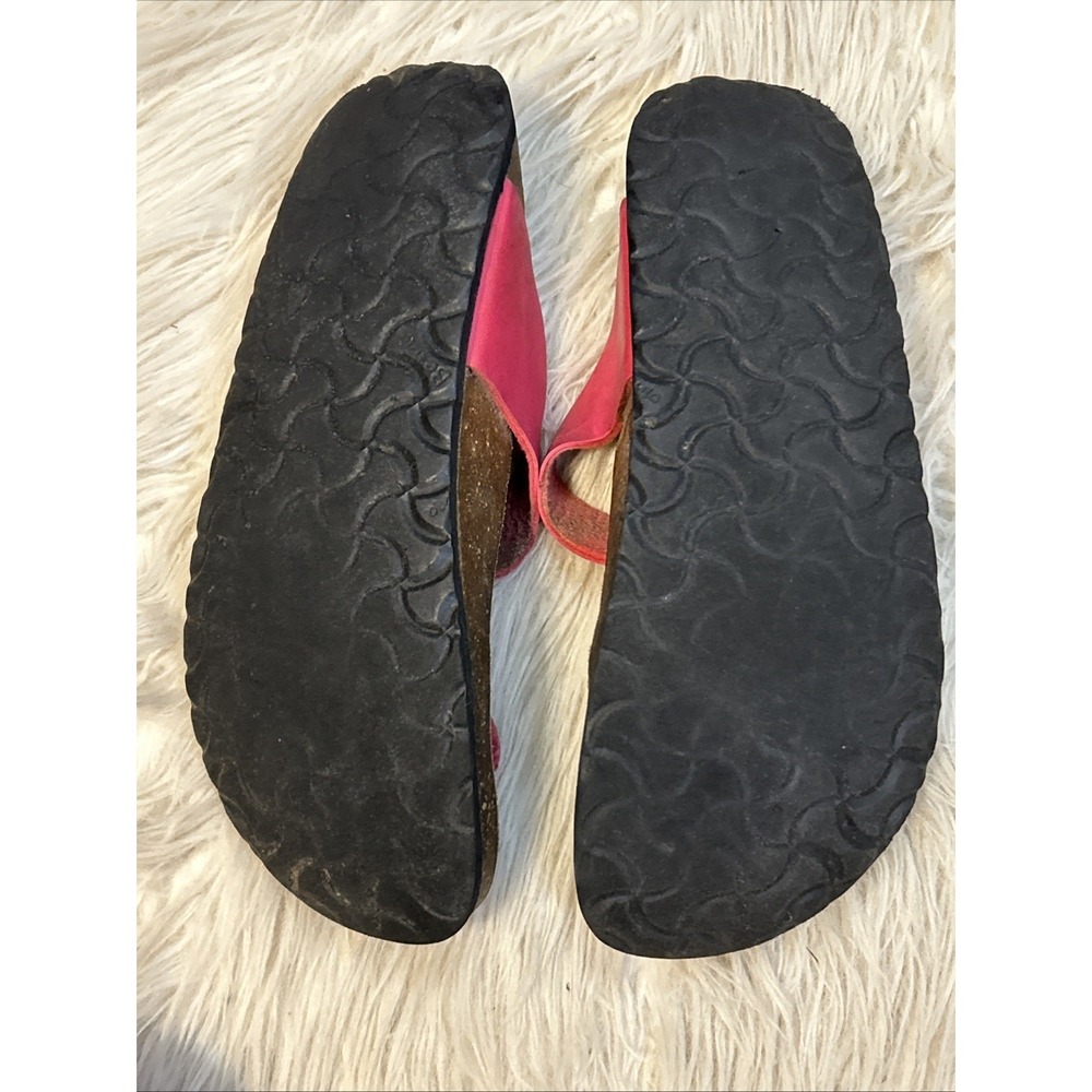 Betula Birkenstock‎ Sandals 40 7.0 260  L9 M7 Pink Straps Thongs Slip On Buckle - Picture 8 of 12